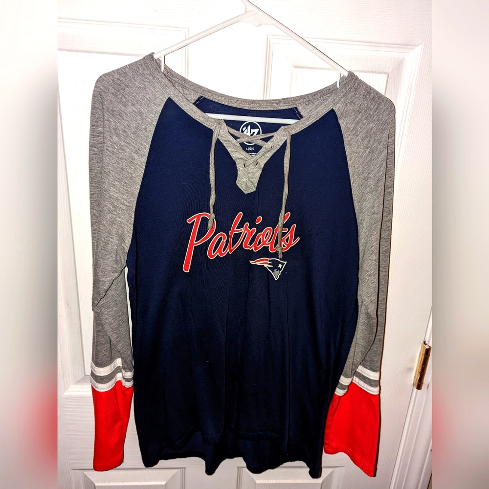 Patriot women's long sleeve tshirt